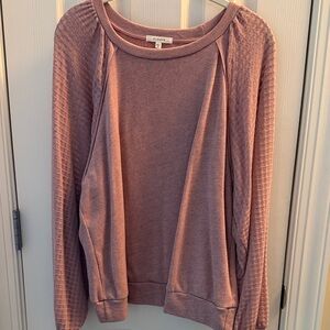 Anthropologie Pleione Raglan Sleeve Top - Size Medium Like New